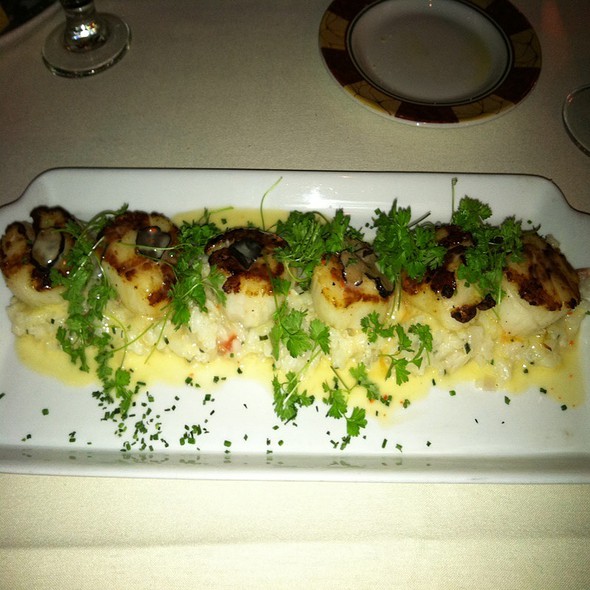 Scallops With Black Truffles - Mezze, Baltimore, MD