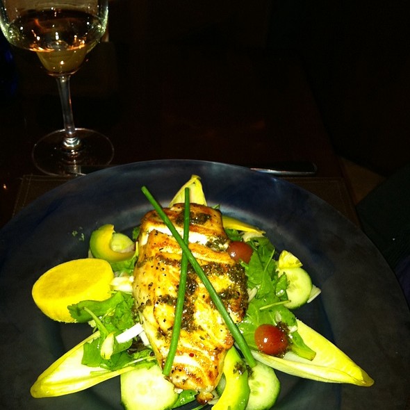 Blood Orange Glazed Crispy Skinned Chilean Sea Bass Served Over Fennel And Citrus Salad  - Osteria 177, Annapolis, MD