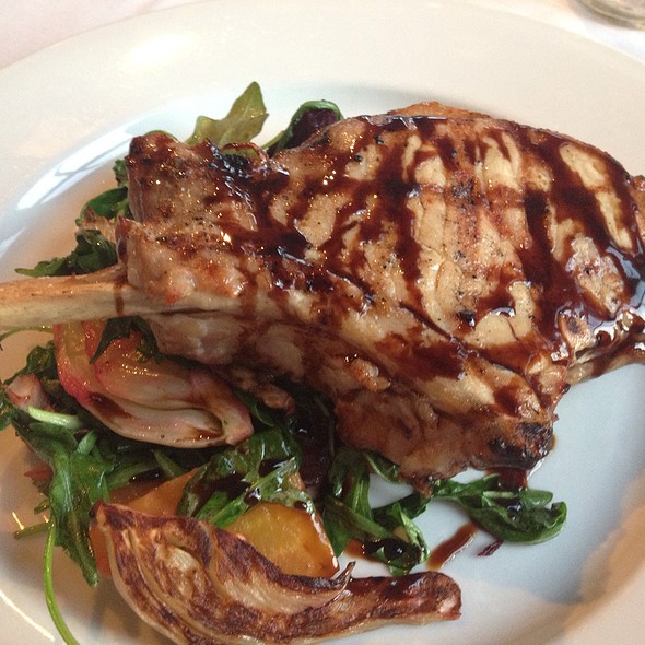 Grilled Pork Chop With Bourbon Glaze And Beets - Table & Main, Roswell, GA