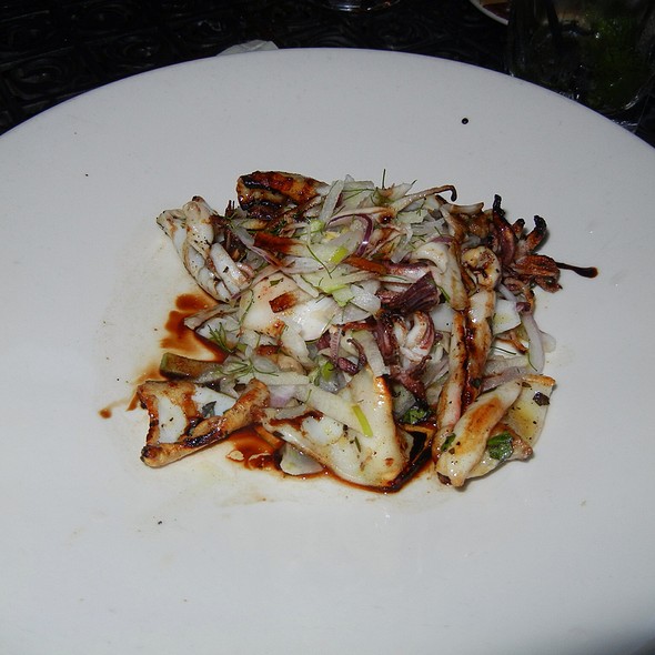 Grilled Calamari Salad - Mezze, Baltimore, MD